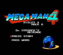 Mega Man 4: Ridley X Hack 6 - Dr. Cossack's Revenge